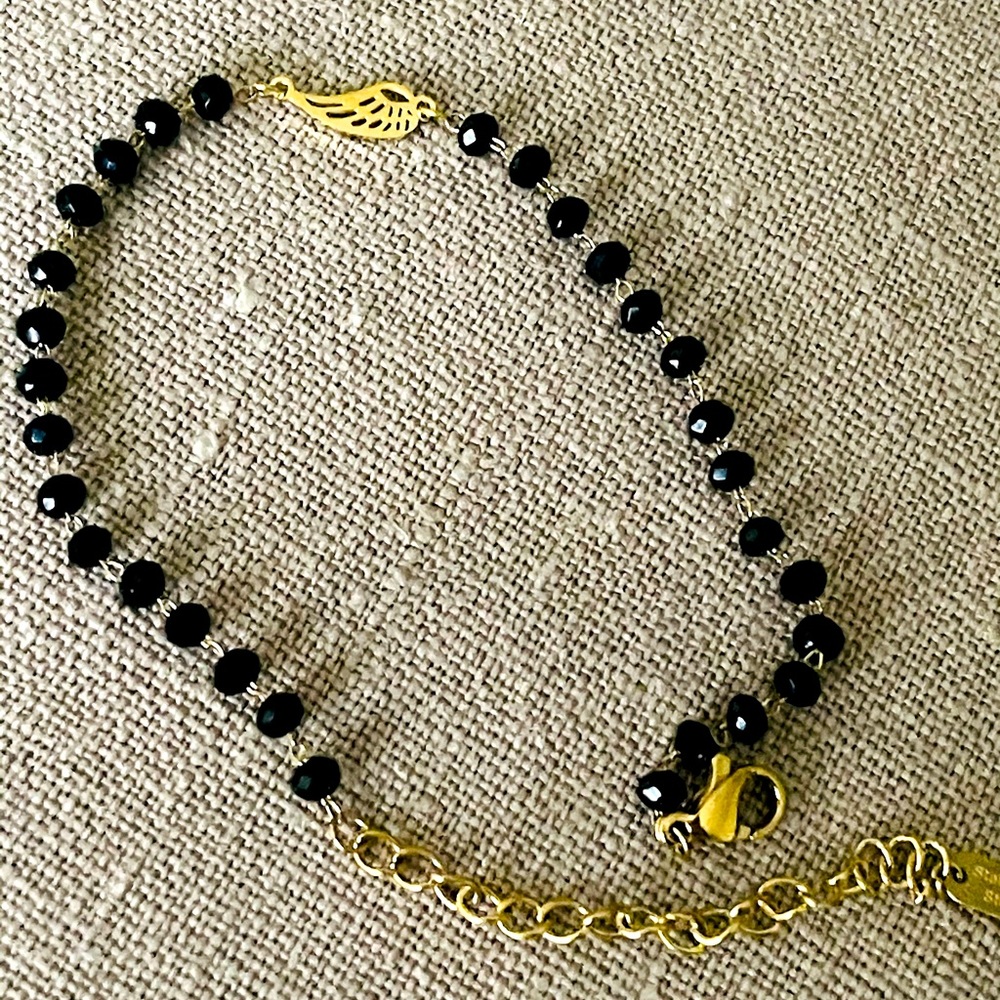 Stainless steel beads bracelet